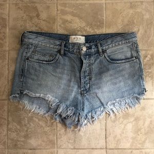 Free People Soft & Relaxed Cut Off Shorts